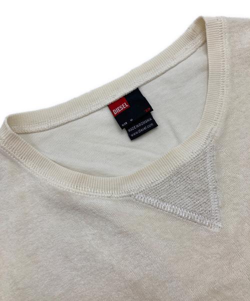 DIESEL（ディーゼル）DIESEL (ディーゼル) 長袖カットソー アイボリー サイズ:Mの古着・服飾アイテム
