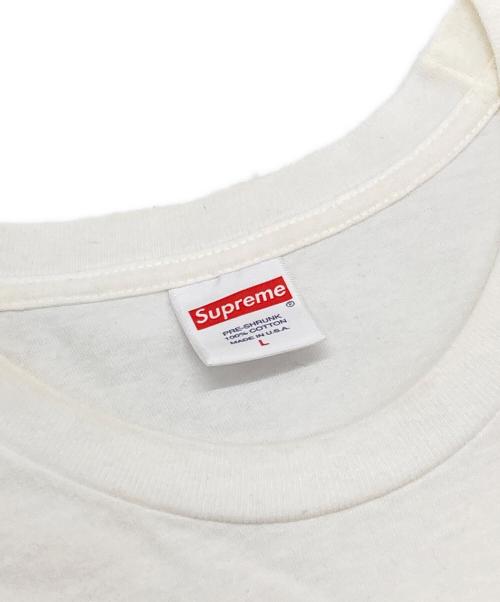 SUPREME（シュプリーム）Supreme (シュプリーム) Classic Logo Tee ホワイト サイズ:Lの古着・服飾アイテム