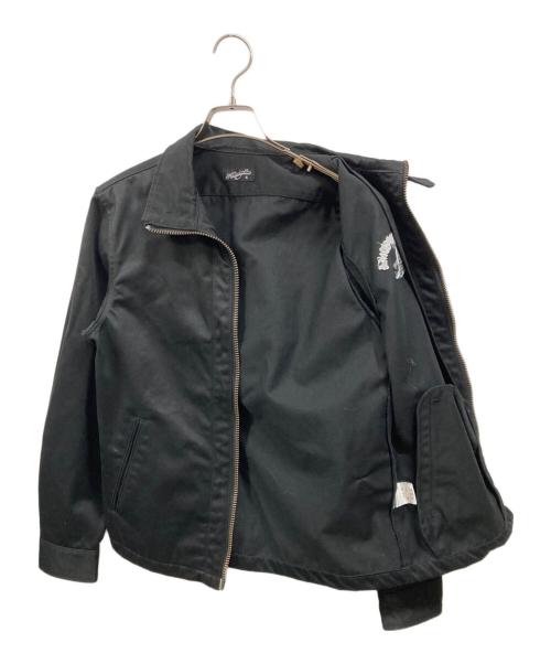 NineMicrophones（ナインマイクロフォンズ）NineMicrophones (ナインマイクロフォンズ) コットンツイルワークジャケット ブラック サイズ:Mの古着・服飾アイテム