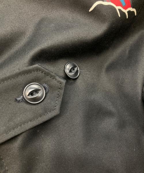 NineMicrophones（ナインマイクロフォンズ）NineMicrophones (ナインマイクロフォンズ) コットンツイルワークジャケット ブラック サイズ:Mの古着・服飾アイテム