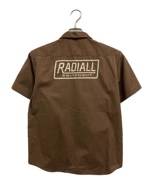 RADIALL（ラディアル）RADIALL (ラディアル) ワークシャツ ブラウン サイズ:Sの古着・服飾アイテム