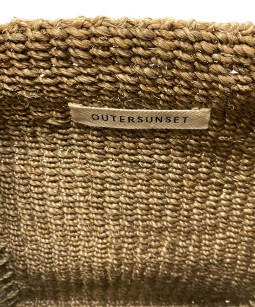 outersunset（アウターサンセット）OUTERSUNSET (アウターサンセット) カゴバッグ ブラウンの古着・服飾アイテム
