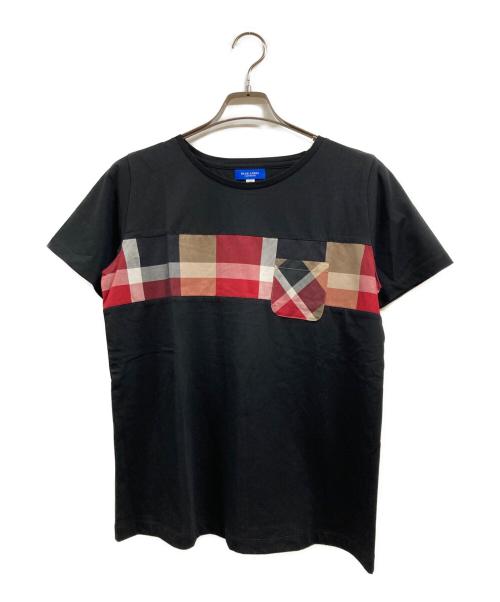 BLUE LABEL CRESTBRIDGE（ブルーレーベルクレストブリッジ）BLUE LABEL CRESTBRIDGE (ブルーレーベルクレストブリッジ) Tシャツ ブラック サイズ:40の古着・服飾アイテム