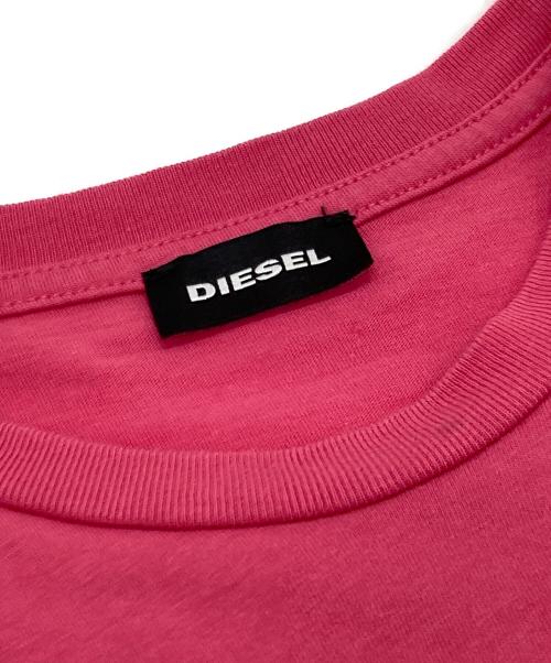 DIESEL（ディーゼル）DIESEL (ディーゼル) Tシャツ ピンク サイズ:12の古着・服飾アイテム