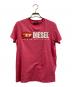 DIESEL（ディーゼル）の古着「Tシャツ」｜ピンク