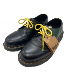 Dr.Martens（ドクターマーチン）の古着「1461 コントラスト スムースレザーシューズ」｜ブラック×グリーン