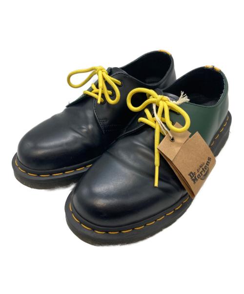 Dr.Martens（ドクターマーチン）Dr.Martens (ドクターマーチン) 1461 コントラスト スムースレザーシューズ ブラック×グリーン サイズ:25cmの古着・服飾アイテム