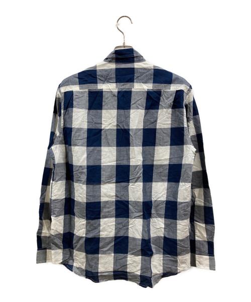 AVIREX（アヴィレックス）AVIREX (アヴィレックス) チェックシャツ ネイビー×ホワイト サイズ:XLの古着・服飾アイテム