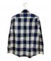 AVIREX (アヴィレックス) チェックシャツ ネイビー×ホワイト サイズ:XL：5000円
