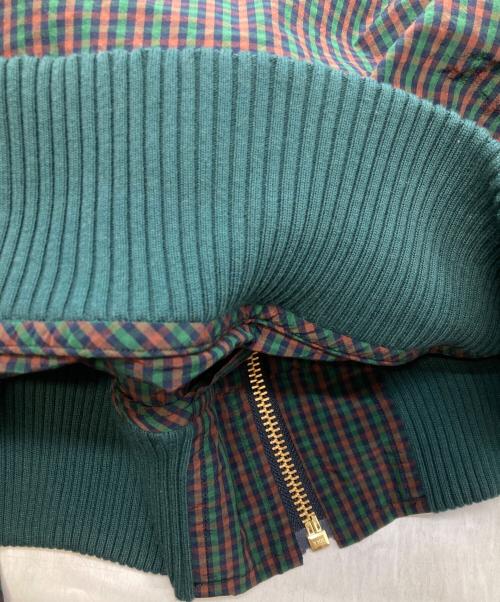 KOLOR（カラー）KOLOR (カラー) ドッキングMA-1ジャケット ブラック サイズ:3の古着・服飾アイテム