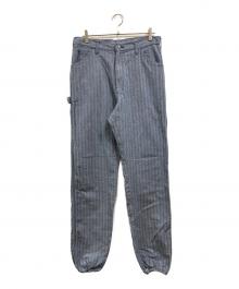 Dickies（ディッキーズ）の古着「ヘリンボーンペインターパンツ」｜ブルー
