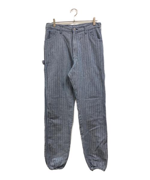 Dickies（ディッキーズ）Dickies (ディッキーズ) ヘリンボーンペインターパンツ ブルー サイズ:34/34の古着・服飾アイテム