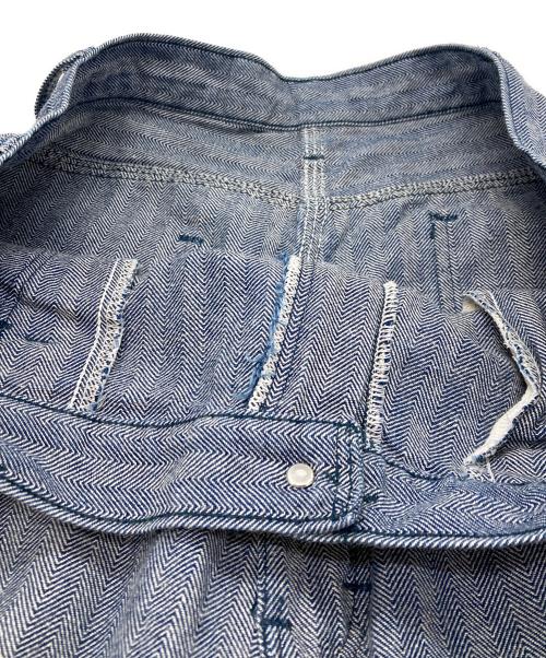 Dickies（ディッキーズ）Dickies (ディッキーズ) ヘリンボーンペインターパンツ ブルー サイズ:34/34の古着・服飾アイテム