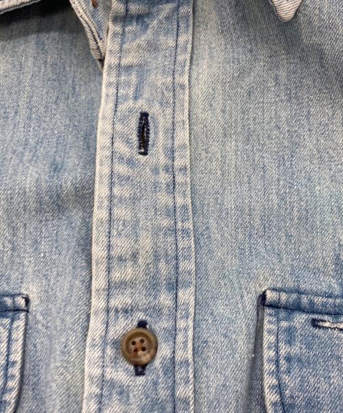 POLO RALPH LAUREN（ポロ・ラルフローレン）POLO RALPH LAUREN (ポロ・ラルフローレン) 90’ｓデニムシャツ ブルー サイズ:sの古着・服飾アイテム