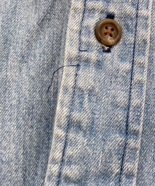 POLO RALPH LAUREN（ポロ・ラルフローレン）POLO RALPH LAUREN (ポロ・ラルフローレン) 90’ｓデニムシャツ ブルー サイズ:sの古着・服飾アイテム