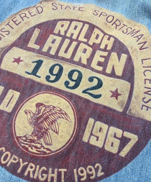 POLO RALPH LAUREN（ポロ・ラルフローレン）POLO RALPH LAUREN (ポロ・ラルフローレン) 90’ｓデニムシャツ ブルー サイズ:sの古着・服飾アイテム