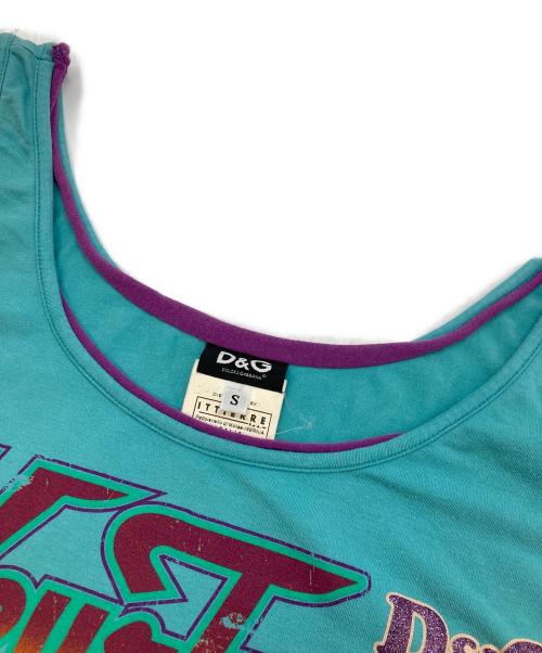 DOLCE & GABBANA（ドルチェ＆ガッバーナ）DOLCE & GABBANA (ドルチェ＆ガッバーナ) タンクトップ ブルー サイズ:Sの古着・服飾アイテム