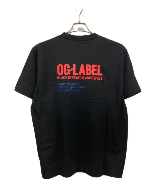THE BLACK EYE PATCH（ブラックアイパッチ）THE BLACK EYE PATCH (ブラックアイパッチ) OG LABEL AID TEE ブラック サイズ:M 未使用品の古着・服飾アイテム