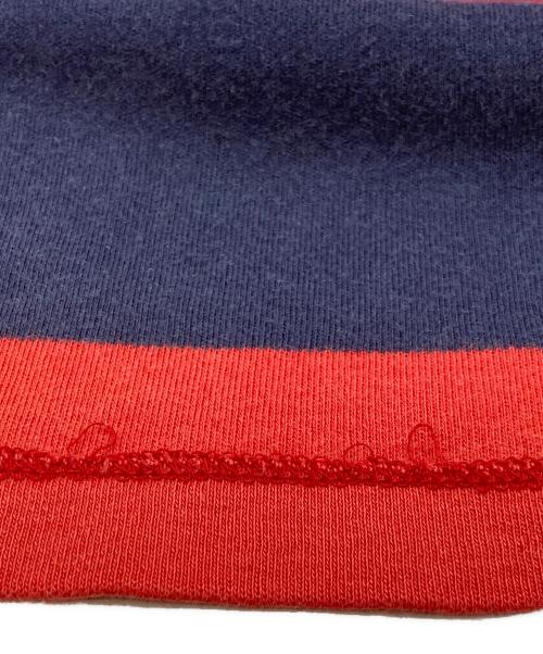 POLO RALPH LAUREN（ポロ・ラルフローレン）POLO RALPH LAUREN (ポロ・ラルフローレン) ポロシャツ レッド×ネイビー サイズ:Ⅼの古着・服飾アイテム
