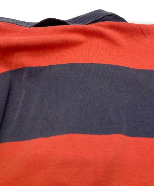 POLO RALPH LAUREN（ポロ・ラルフローレン）POLO RALPH LAUREN (ポロ・ラルフローレン) ポロシャツ レッド×ネイビー サイズ:Ⅼの古着・服飾アイテム