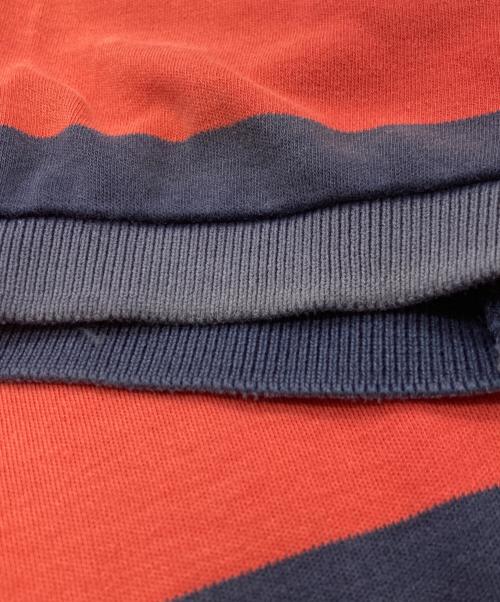 POLO RALPH LAUREN（ポロ・ラルフローレン）POLO RALPH LAUREN (ポロ・ラルフローレン) ポロシャツ レッド×ネイビー サイズ:Ⅼの古着・服飾アイテム