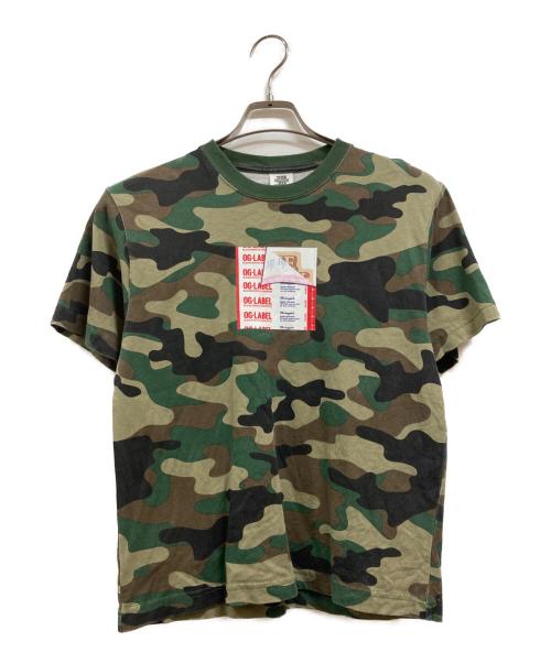 THE BLACK EYE PATCH（ブラックアイパッチ）THE BLACK EYE PATCH (ブラックアイパッチ) OG LABEL AID TEE ブラウン サイズ:XSの古着・服飾アイテム