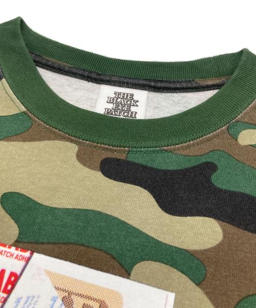 THE BLACK EYE PATCH（ブラックアイパッチ）THE BLACK EYE PATCH (ブラックアイパッチ) OG LABEL AID TEE ブラウン サイズ:XSの古着・服飾アイテム