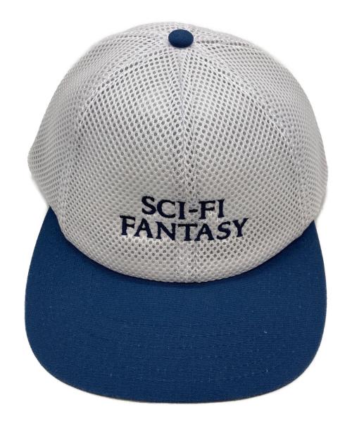 SCI-FI FANTASY（サイ ファイ ファンタジー）SCI-FI FANTASY (サイ ファイ ファンタジー) キャップ ホワイト×ネイビーの古着・服飾アイテム