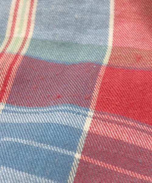 POLO RALPH LAUREN（ポロ・ラルフローレン）POLO RALPH LAUREN (ポロ・ラルフローレン) チェックBDシャツ ブルー×レッド サイズ:Sの古着・服飾アイテム