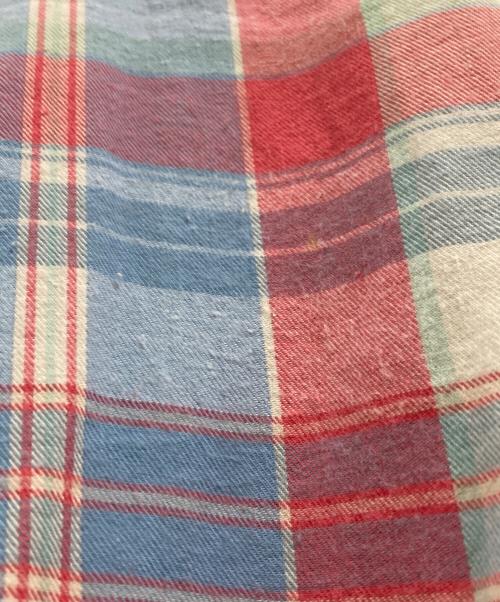 POLO RALPH LAUREN（ポロ・ラルフローレン）POLO RALPH LAUREN (ポロ・ラルフローレン) チェックBDシャツ ブルー×レッド サイズ:Sの古着・服飾アイテム