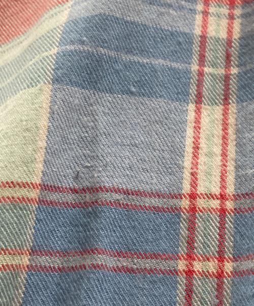 POLO RALPH LAUREN（ポロ・ラルフローレン）POLO RALPH LAUREN (ポロ・ラルフローレン) チェックBDシャツ ブルー×レッド サイズ:Sの古着・服飾アイテム
