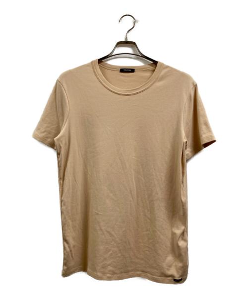 TOM FORD（トムフォード）TOM FORD (トムフォード) クルーネックTシャツ ベージュ サイズ:XLの古着・服飾アイテム