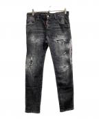 DSQUARED2ディースクエアード）の古着「Skater Jeans」｜ブラック