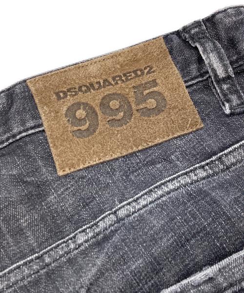 DSQUARED2（ディースクエアード）DSQUARED2 (ディースクエアード) Skater Jeans ブラック サイズ:48の古着・服飾アイテム