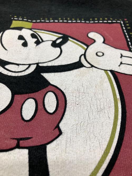 FRUIT OF THE LOOM（フルーツオブザルーム）FRUIT OF THE LOOM (フルーツオブザルーム) DISNEY (ディズニー) プリントスウェット ブラック サイズ:Ⅼの古着・服飾アイテム