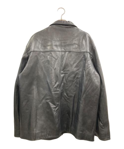 BANANA REPUBLIC（バナナリパブリック）BANANA REPUBLIC (バナナリパブリック) ラムレザージャケット ブラック サイズ:XLの古着・服飾アイテム