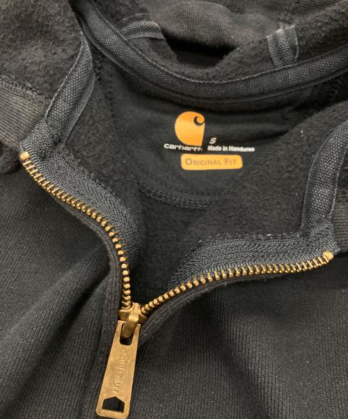 CarHartt（カーハート）CarHartt (カーハート) ジップパーカー ブラック サイズ:Sの古着・服飾アイテム