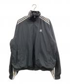 adidasアディダス）の古着「ADILENIUM オーバーサイズ トラックトップ」｜ブラック