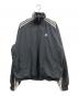adidas（アディダス）の古着「ADILENIUM オーバーサイズ トラックトップ」｜ブラック