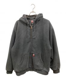 Dickies×SUPREME（ディッキーズ×シュプリーム）の古着「Quilted Lined Zip Up Hooded Sweatshirt」｜ブラック