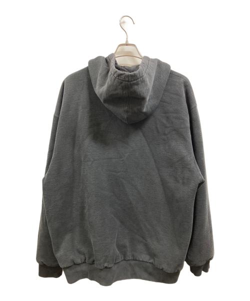 Dickies（ディッキーズ）Dickies (ディッキーズ) Supreme (シュプリーム) Quilted Lined Zip Up Hooded Sweatshirt ブラック サイズ:XLの古着・服飾アイテム