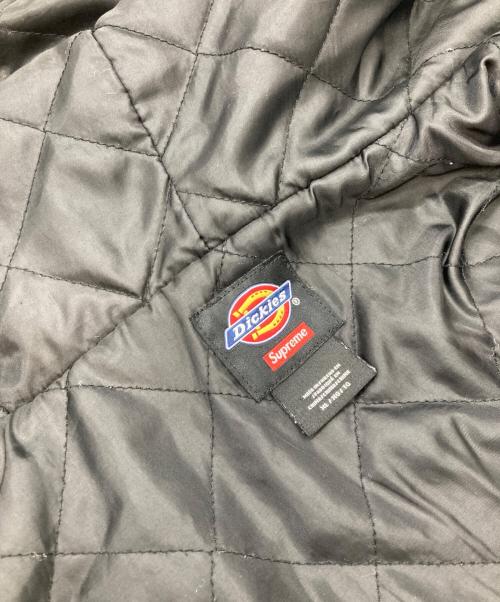Dickies（ディッキーズ）Dickies (ディッキーズ) Supreme (シュプリーム) Quilted Lined Zip Up Hooded Sweatshirt ブラック サイズ:XLの古着・服飾アイテム