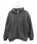 Dickies（ディッキーズ）の古着「Quilted Lined Zip Up Hooded Sweatshirt」｜ブラック