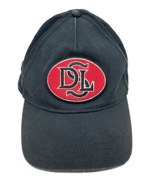 DIESEL（ディーゼル）DIESEL (ディーゼル) DSLロゴキャップ ブラックの古着・服飾アイテム