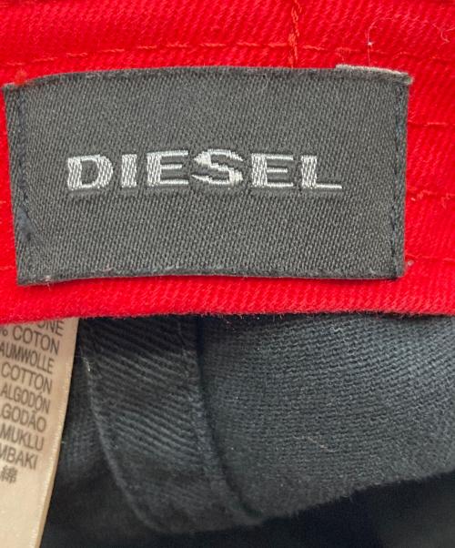 DIESEL（ディーゼル）DIESEL (ディーゼル) DSLロゴキャップ ブラックの古着・服飾アイテム