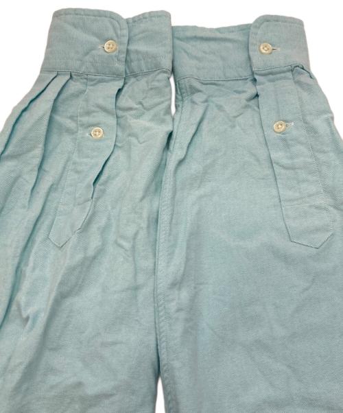 RALPH LAUREN（ラルフローレン）RALPH LAUREN (ラルフローレン) 刺繍バンドカラーシャツ ブルー サイズ:Lの古着・服飾アイテム