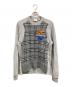 BURBERRY LONDON（バーバリーロンドン）の古着「ニット切替クルーネックスウェット」｜グレー