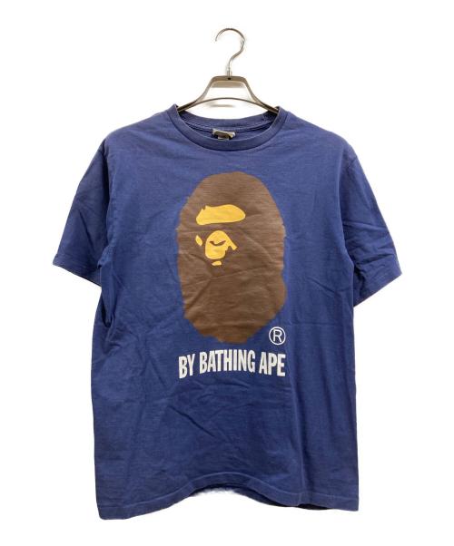 A BATHING APE（アベイシングエイプ）A BATHING APE (アベイシングエイプ) プリントTシャツ ネイビー サイズ:Mの古着・服飾アイテム