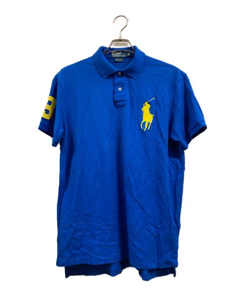 POLO RALPH LAUREN（ポロ・ラルフローレン）POLO RALPH LAUREN (ポロ・ラルフローレン) ビッグポニーポロシャツ ブルー サイズ:Lの古着・服飾アイテム
