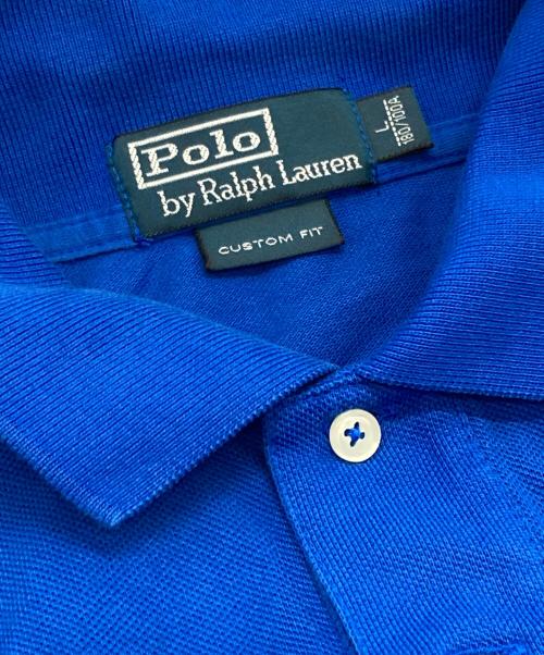 POLO RALPH LAUREN（ポロ・ラルフローレン）POLO RALPH LAUREN (ポロ・ラルフローレン) ビッグポニーポロシャツ ブルー サイズ:Lの古着・服飾アイテム